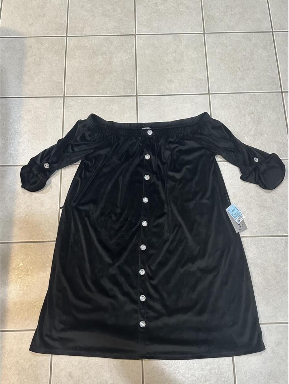 J For Justify Women's Black Dress